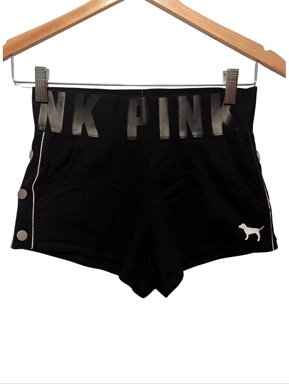 PINK Victoria's Secret Varsity High Waist Shorts. Size XS